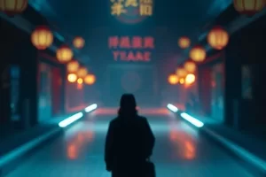 《麦田里的收音机》剧照：麦浪中放置的一台旧收音机
