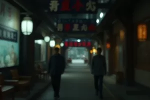 《青苔与铁轨》剧照:废弃铁轨间的青苔与碎石